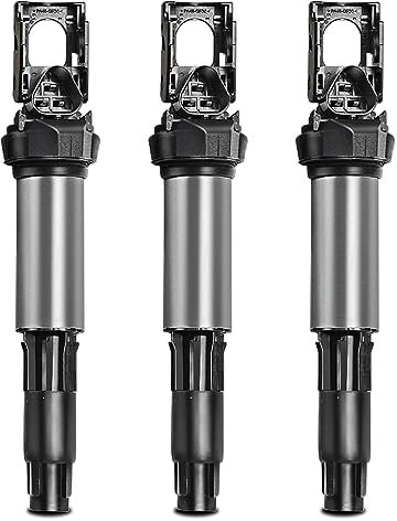 Frankberg 3x Zündspule Benzin Kompatibel mit 3er E46 E90 E91 E92 E93 2000-2013 1er E81 E82 E87 E88 F20 2004-2020 5er E39 E60 E61 2002-2017 M.i.ni 2006-2016 X1 X3 X5 Z4 Replace# 12131712219