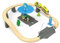 Playtive Eisenbahn-Set Tankstelle Europäisches Buchenholz Holzschienen