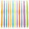 12 Stück Häkelnadel Häkelnadel Set Bunte Häkelset Dauerhaft Häkelnadeln Crochet Set Crochet Hooks Set für Häkelanfänger Es gibt Eine Gute Auswahl An Größen