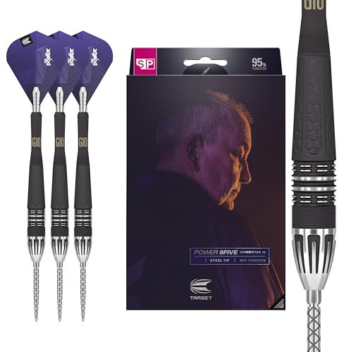Target Darts Phil Taylor Power 9-Five Gen 10 22G 95% Wolfram Swiss Point Stahlspitze Dart Satz