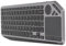 Annadue Wireless Touch Keyboard,/2.4G Wireless Keyboard mit Touchpad,Multimedia Tastatur mit Bunter Hintergrundbeleuchtung für IOS,