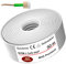 MAS Premium 5-100m Feuchtraumkabel Stromkabel Mantelleitung NYM-J 1x1,5, 2,5, 4, 6, 10, 16 oder 25 Elektrokabel OFC Ring für feste Verlegung (NYM-J 1x6 mm², 30m)