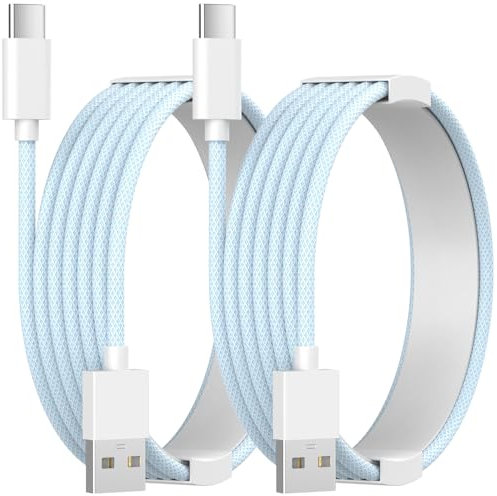 Car Carplay Cable for iPhone 16 15 USB C,[MFi Certified] 2Pack 2M USB A to USB C Cable 60W Fast Car Charger Nylon Braided Charging Cord Screen Sync for iPhone 16/16 Pro Max/15 Plus,iPad