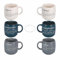Villa d'Este Home Tivoli 1996 Set 3 tazze/mug impilabili 350 ml in gres, Victionary