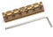 Height Adjustable Brass Roller Guitar Nut 6 String Electric Guitar Top Nut Music Instrument Parts