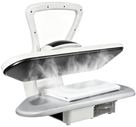 KANBCNG Intelligente Dampfbügelpresse 2200W Digitale Dampfdruckmaschine | BüGelmaschine Dampfpresse 1000ml Dampfbügeleisen mit Touchscreen 5 Modi, 120 g/min Dauerdampf, Automatischer Dampfbügelpresse