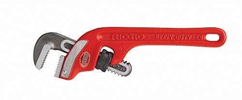 RIDGID 31055 Modell E-8 Rohrzange gekröpft für schwere Beanspruchung, 8 Sanitär-Schraubenschlüssel
