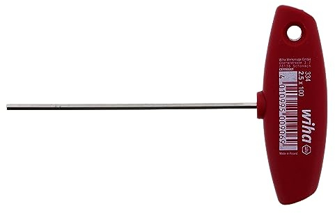 Wiha Stiftschlüssel mit Quergriff Sechskant glanzvernickelt (00906) 2,5 x 100 mm