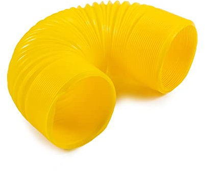 Ancol Small Animal Tuff Tube Extendable Wooden Toy with Nesting Areas and Treat Holder - Fun and Safe for Small Pets - 18-75cm Length