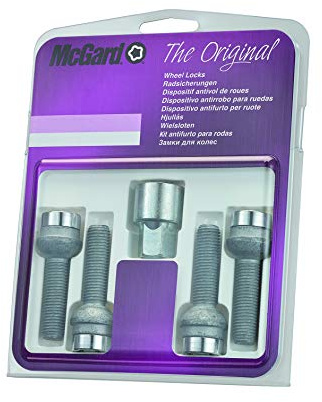 28026SU Radsicherungsbolzen SU (Standard) M12 x 1,50, Kugelsitz R12, Schaftlänge 36,0 mm, Gesamtlänge der Schraube 59,7 mm, SW17, Schlüsseldurchmesser 25,8 mm