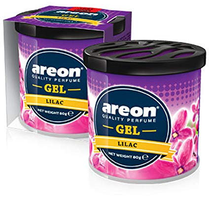 AREON Désodorisant en gel CAN pour voiture - Parfum d'ambiance - Désodorisant pour voiture - Lilas