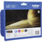 Brother LC1100 Original Tintenpatronen Value Pack (schwarz, gelb, cyan, magenta)
