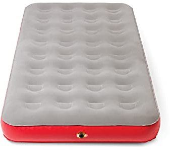 Coleman Unisex-Erwachsene 2162897 QuickBed Aufblasbare, Auslaufsichere Luftmatratze mit Plüsch-Oberseite & Inklusive Tragetasche für Innen/Außen, Twin/Full/Queen Optionen, Mehrfarbig, 8” (No Pump)