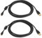 Active Pro - Extra Long Gold Plated USB Cable for Xbox Controllers - Length = 3 m / 9.8 ft - AAA Products® (2 Cables)