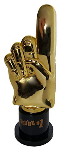 Dondor Gold-Trophäe aus Kunststoff