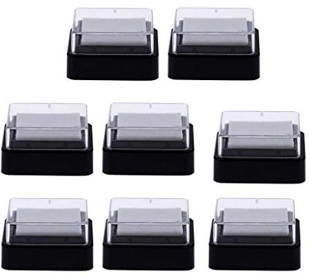 Tubayia 80 Stück Leere Stempelkissen Inkpad für DIY Scrapbooking Karten Papier Stempel