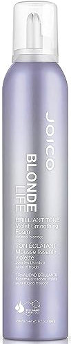 Joico Blonde Life Brilliant Tone Violet Smoothing Foam 200ml, (Pack of 1)