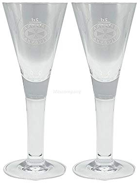 Aalborg Akvavit Gläser / 2er Set Stilglas neu Edition 2cl geeicht