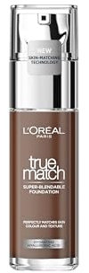 L'Oréal Paris Make up, Flüssige Foundation mit Hyaluron und Aloe Vera, True Match Make-Up, 11.N Neutral Deep