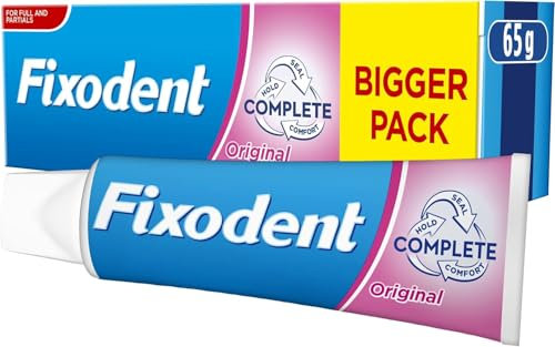 Fixodent Original Zahnprothesen-Haftcreme, 40 g