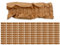 Papierpolsterstreifen, Packpolster, Papierpolster, Verpackungsmaterial, Füllmaterial, Stopfmaterial ca. 300 x 100 x 40 mm - 100 Stück
