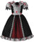 ReliBeauty Horror Puppe Kostüm Kinder Mädchen Halloween,150