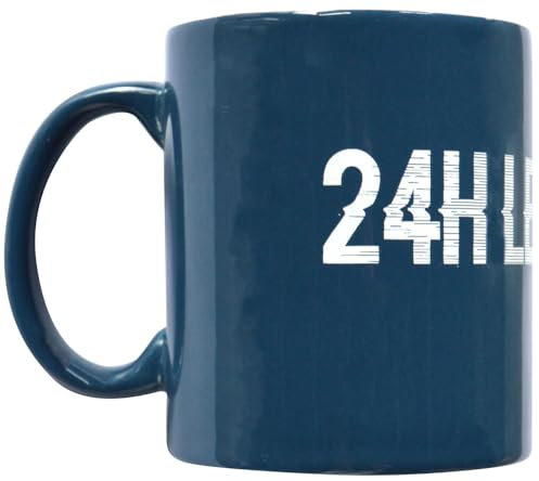 24H LE MANS Mug modèle bleu logo 30cl - Produit Officiel