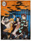 Elbenwald Demon Slayer Kuscheldecke mit Crew Motiv für Anime Fans Herren Damen Unisex orange