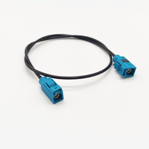 Fakra Z Femmina a Fakra Z Femmina Antenne Auto Cavo di Estensione, Fakra Z Adattatore Cavo 50 cm FAKRA Femmina Antenna Adattatore per Auto Radio GPS Navigazione FM AM Radio (19inch)