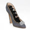 DADEA Schmuckständer, Funkelnder High-Heel-Ringhalter, Schmuckständer, Modellkleid, Schuhe mit Hohen Absätzen, Ohrring, Halskette, Ring, Schmuckhalter, Ständer, Display für Mädchen(High Heels)