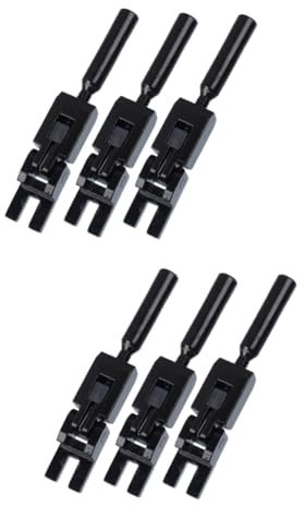 TOYANDONA 6stücke Teiliges Elektrischen Gitarren Tremolo- Mit Doppelt Gesperrtem System Und Stabilen Saitenführungen Passend Gitarren Schwarz