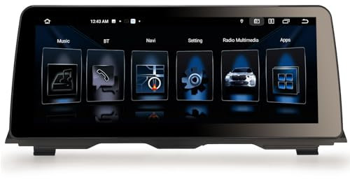 Erisin 12.3 8-Kern 8GB+128GB Qualcomm Android 14 Autoradio GPS Navi für BMW 5er F10/F11 (2010-2012) CIC System Unterstützt IPS OEM iDrive Bluetooth 5.1 CarPlay Android Auto DAB+ USB WiFi DVR Can-Bus