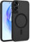 Cover per Honor 90 Lite, Compatibile con Magnetica, Custodia Traslucida Opaca Posteriore Sottile Antiurto Protettiva Case, PC + TPU Bumper, Nero