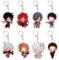 8 Porte Clés Black Butlers Anime Figurine Keychain Pendentifs Deco Black Butlers Mignon Acrylique Porte Clef Set