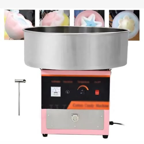 TsoLay Cotton Candy Machine, Candy Floss Maker, 1000W Electric Cotton Candy Machine with Stainless Steel Bowl, Sugar Scoop and Storage Drawer, for Home, Birthday, Family Party, Holiday Use