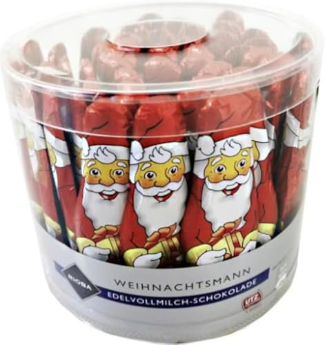 Weihnachtsmann Edelvoll-Milch-Schokolade, 24 Stück (50x 12,5 g) =625 g