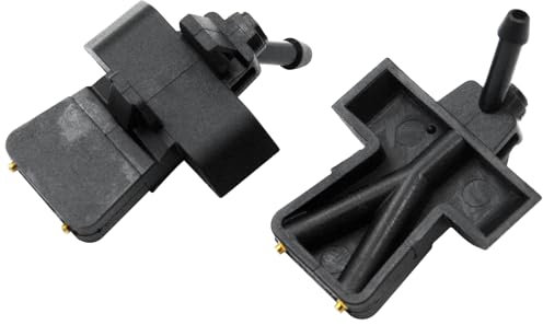 Kalunfex 2 Stück automatische Scheibenwischerdüse für Micra K12 28931AX600 Scheibenwaschdüsen