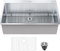 Fregadero de cocina Fregadero bajo encimera Fregadero de cocina de acero inoxidable hecho a mano Soldadura Fregadero de cocina bajo encimera de un solo tazón grande y profundo, Fregaderos de acero i