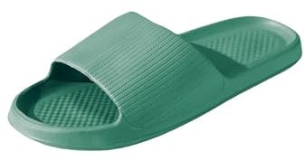 R-ISLAND Chanclas Hombre, Adulto, Hecho con EVA, Muy ligero y comodo,Perfectamente para piscina,playa,ducha..etc(Verde 42/43)