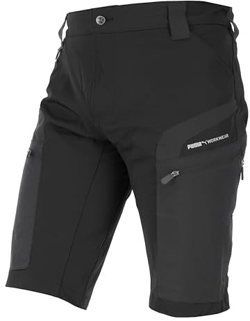 PUMA Workwear Pro-One Adventure Shorts Herren - Wanderhose kurz für Männer - Verstärktes langlebiges Nylon - Trekkinghose mit 4-Wege Stretch - Mit D-Ring - Outdoor Hosen