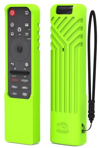 Funda de Silicona para LG MR25GA Magic Remote (Serie OLED 2025 C5 B5 G5 M5), antigolpes y Antideslizante, Funda Protectora con Agarre para Mando a Distancia LG Smart TV, Color Verde