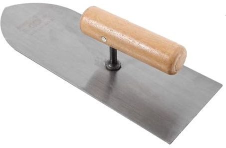 DIYEAH Spachtel für Trockenbau Robuste Gipskarton Kelle mit Holzgriff Hochwertige Glättkelle für Putz und Wandverkleidung Leicht und Tragbar für Heimwerker und Profis