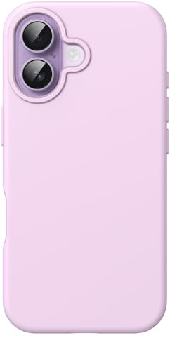 JETech Flüssig Silikon Hülle für iPhone 17 6,3 Zoll, Seidig Weicher Ganzkörperschutz, Anti-Kratzer Stoßfest Telefonabdeckung mit Mikrofaserfutter (Violett)