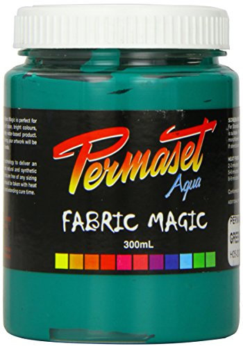 Permaset Aqua - Tinta para serigrafía textil (300 ml, ecológica, color verde)