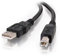 Cables to Go 81568 Kabel (USB 2.0, Typ-A auf Typ-B, 5m) schwarzh