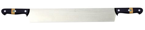 Coltello a due mani per formaggio,manico in POM,lama inox