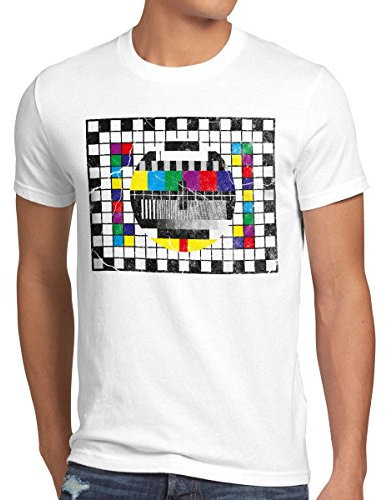 style3 Testbild Herren T-Shirt Sheldon, T-Shirt Hauptfarbe:Weiß;Größe:XXL