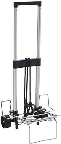 Outwell Transportwagen mit Teleskopstange Balos, Silver, 24 x 35 x 95 cm (WxDxH), 650304