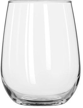 Libbey Gläser Weingläser ohne Stiel 221 weiß Wein Glas, 17 oz (12 Stück)