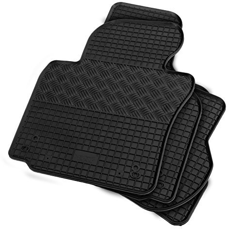 Gummi Fußmatten passend für Opel Astra G ab 1998-2004 (T98) AZUGA AZ10091608 Gummimatten Automatten